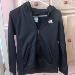 Adidas jacket! Size XL kids but adult small!